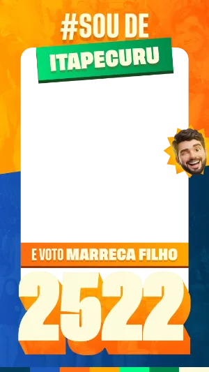 Capa de Story Sou de Itapecuru e voto Marreca Filho 2522